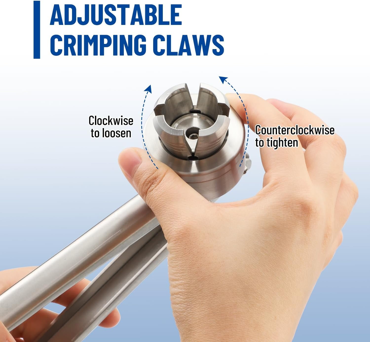 20mm Flip Vial Crimper, Manual Bottle Cap Crimping Tool With 100 Pcs Plastic-aluminum Flip Caps and 100 Pcs Rubber Stoppers, Stainless Steel Manual Crimper