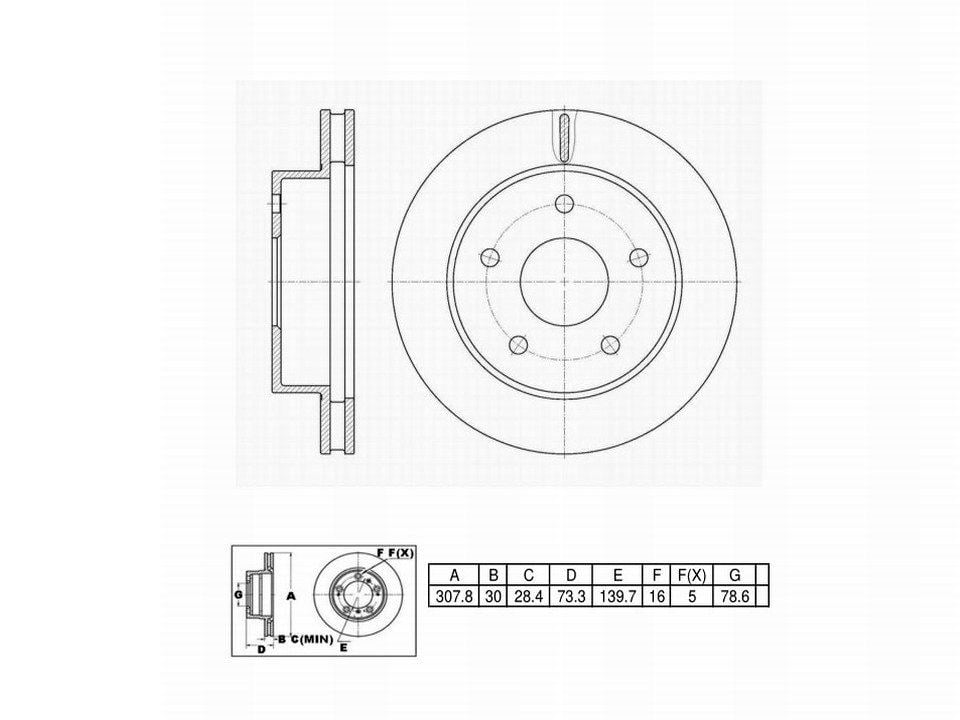 Winstop Brake Rotor, Front WS240570, Dodge Ram 1500 2001-2000
