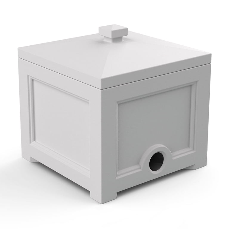 Mayne Fairfield White 100ft Hose Storage Bin photo 2
