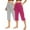 Hot Pink, variant on FAIWAD Women's 2 Piece Capri Yoga Leggings with Pockets High Waisted Stretchy Workout Athletic Pants