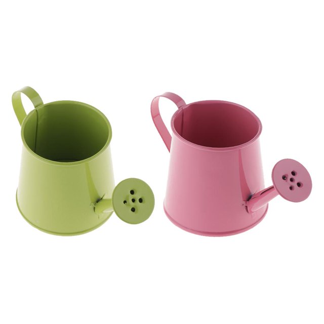 2x regadera para plantas de jardín, maceta, hervidor de agua para jardinería duradero Soledad Regadera Pastoral de Hierro