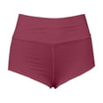 thumbnail image 2 of Endives Womens Fitness Short Stretch Hollow out Elastic High Waist Casual Shorts Hot Short Sport Yoga Short, 2 of 5