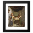 thumbnail image 2 of Théodore Chassériau 15x18 Black Modern Framed Museum Art Print Titled - Scene in the Jewish Quarter of Constantine (1851), 2 of 5