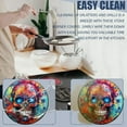 thumbnail image 3 of Electric Stove Burner Covers, Set of 4, Round Burner Cover,8 and 10 Inch,Colorful Fantasy Style Skull with Colorful Splashes, 3 of 4