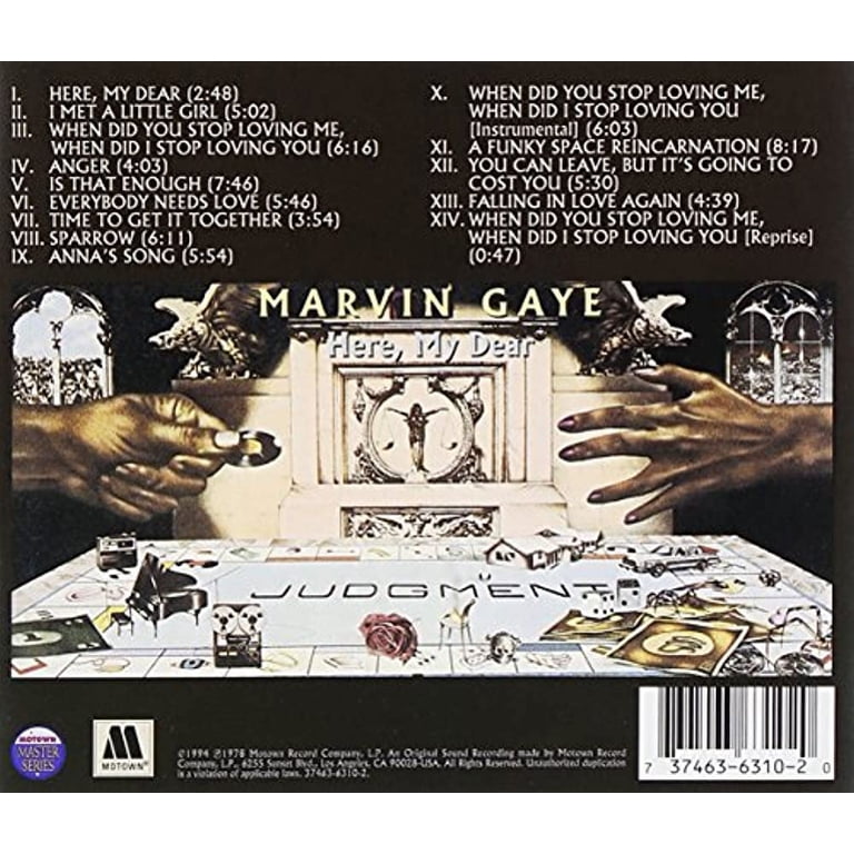 Marvin Gaye - Here My Dear - Music & Performance - CD - Walmart.com