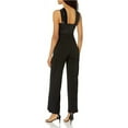 thumbnail image 2 of Eliza J Womens Twist Neck Jumpsuit, Black, 8, 2 of 2
