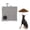 Gray, variant on Cififendec Snap Closure Dog Treat Pouch, 4.72", Detachable Carabiner Training Snack Storage Bag for Outdoor Walking Dog Obedience Training