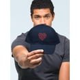 thumbnail image 2 of Fingerprint Red Heart Icon Hat  -Image by Shutterstock,  Small, 2 of 3