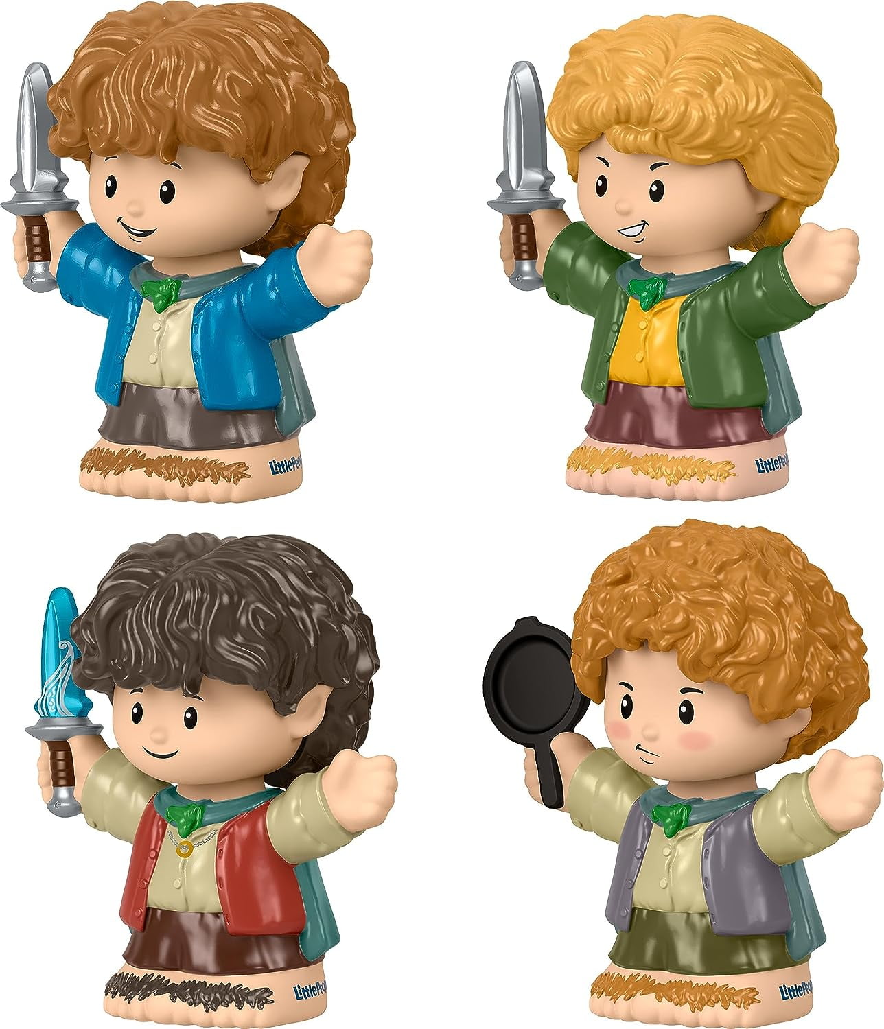Little People Collector the Lord of the Rings: Hobbits Special Edition Set In A Display Gift Box for Adults & Fans, 4 Figures