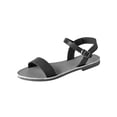 thumbnail image 2 of Sandalias planas con punta abierta y hebilla ligera transpirables para vacaciones de ocio para mujer Wmkox8yii nm2216, 2 of 3