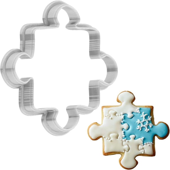 Jigsaw Cookie Cutter 4 Inch Made in USA by WONDERTORY