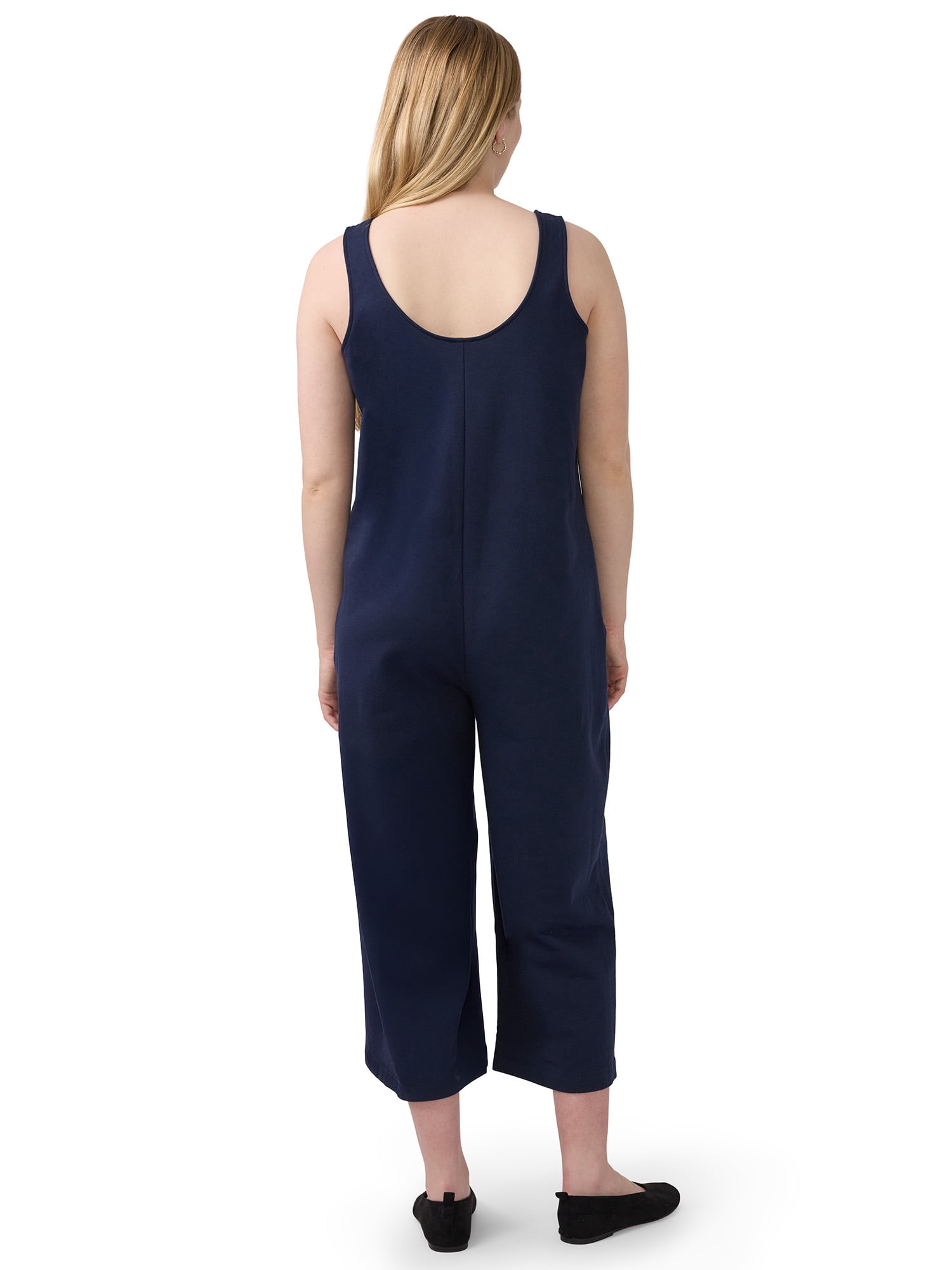 Ingrid & Isabel For Every Belly Women’s Maternity Pocket Knit Jumpsuit, Sizes S-XXL