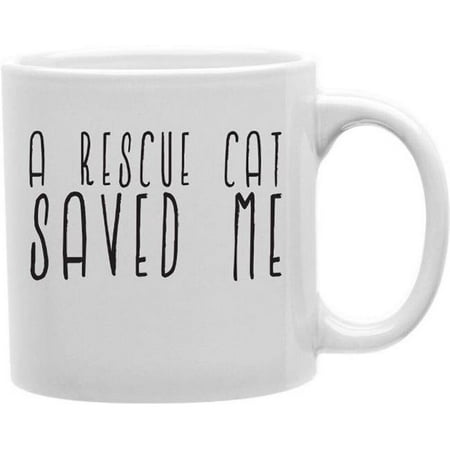 

Imaginarium Goods CMG11-EDM-RESCAT Everyday Mug - A Rescue Cat Saves Me