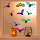 thumbnail image 2 of Colorful Luminous Bat Halloween Stickers Eight Bats Luminous Wall Stickers, 2 of 4