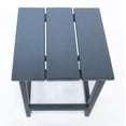 thumbnail image 4 of Vista 18" Gray HDPE Outdoor Side Table, 4 of 8
