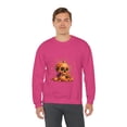 thumbnail image 5 of Pumpkin Skull Dot Day Unisex Heavy Blend™ Crewneck Sweatshirt, 5 of 7