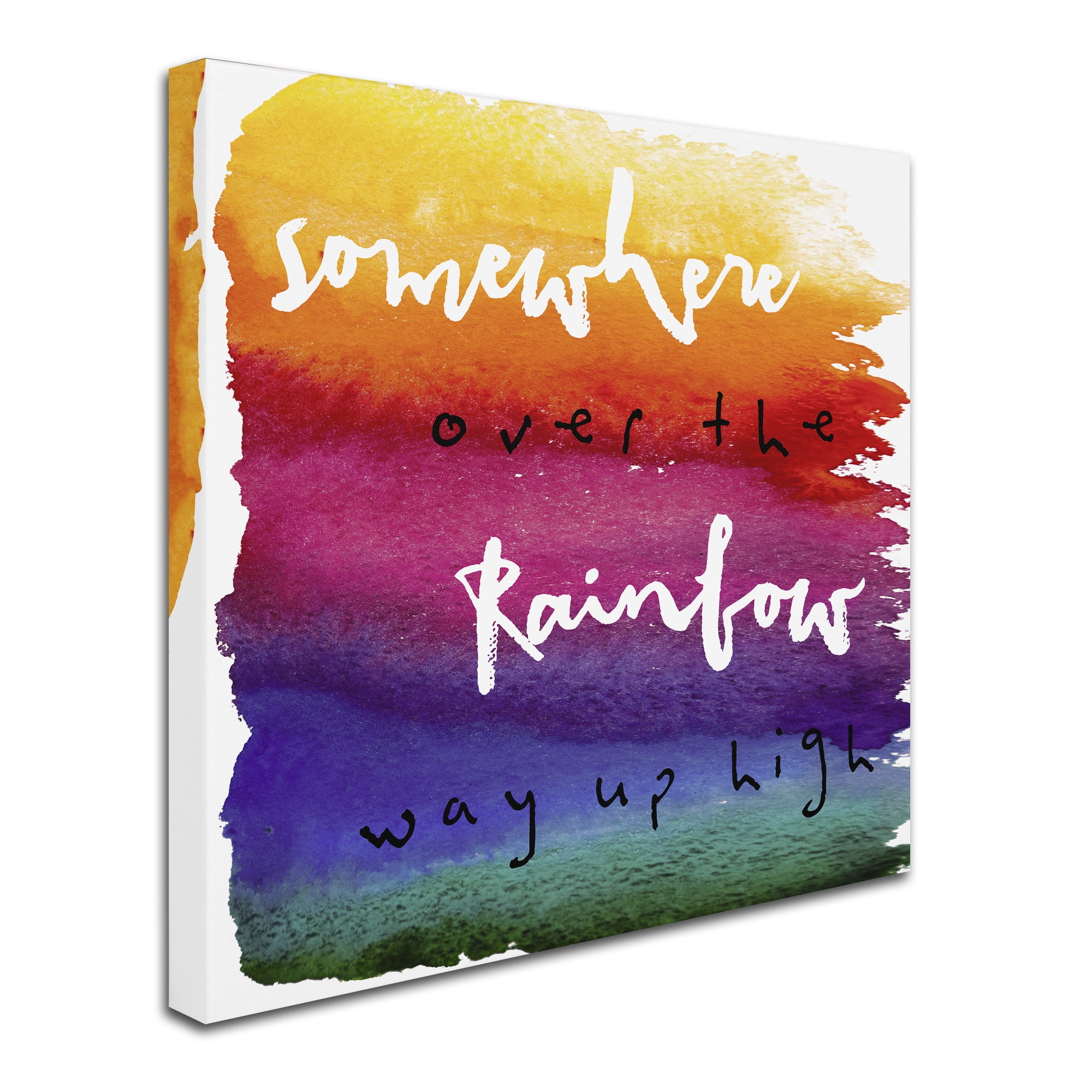 Trademark Fine Art "Somewhere" Canvas Art by Color Bakery