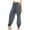 Gray, variant on ShomPort Women's Casual Pants with Pockets Summer Cinch Bottom Wide Leg Pants Elastic High Waist Trousers