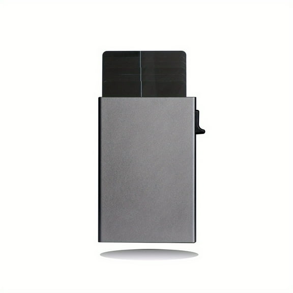 Slim Metal Wallets | RFID Blocking Credit Card Holder Wallet | Minimalist Pop Up Wallet for Men and Women