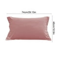 thumbnail image 4 of Brushed Microfiber Standard Pillowcase | Soft Velvet-Like Feel | Reduces Friction for Hair & Skin | Wrinkle & Slip Resistant | 74x48cm (29x19 Inches) | Single Pack, 4 of 7