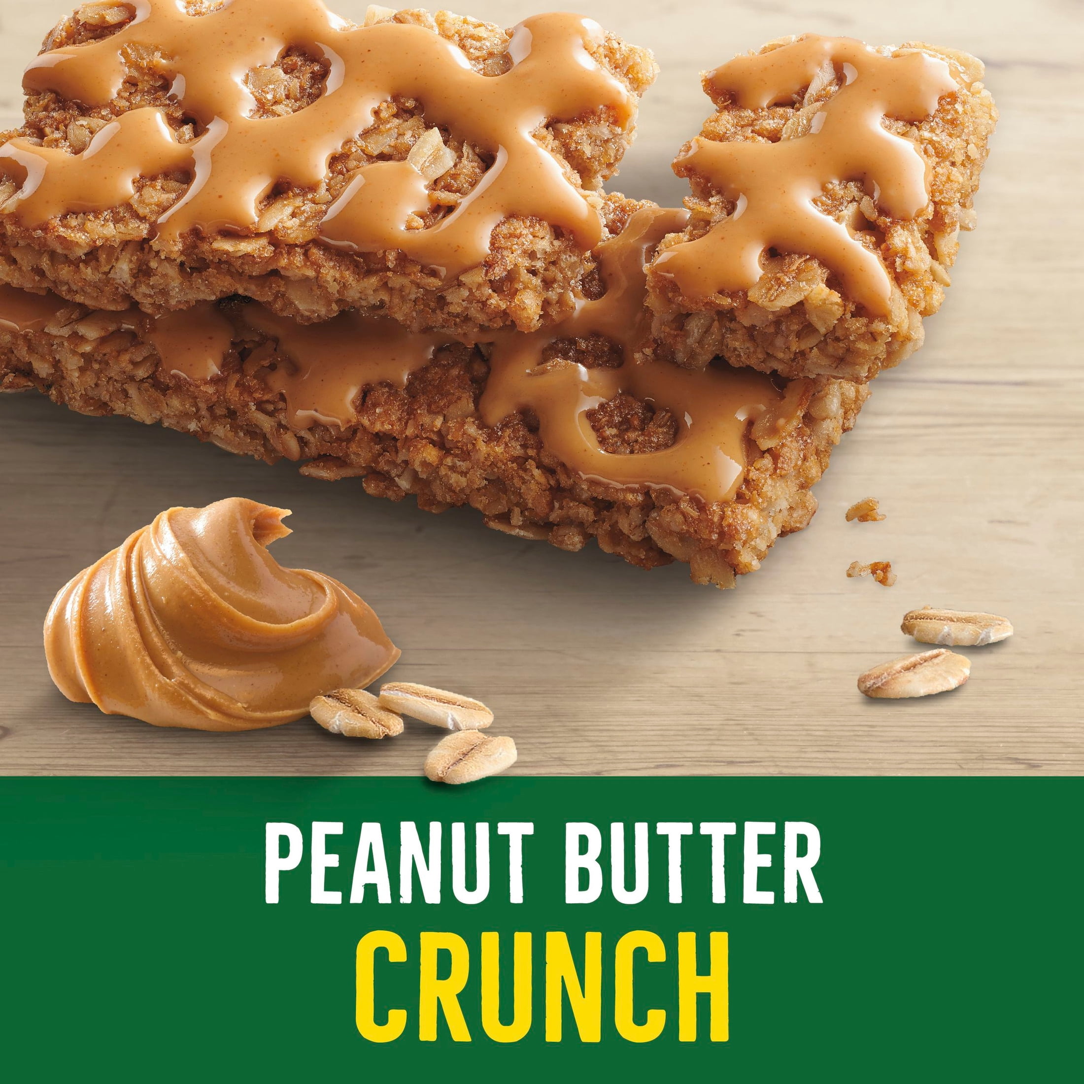 (6 pack) Nature Valley Crunchy Granola Bars, Peanut Butter, 30 Count, 22.35 oz (15 Pouches)