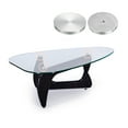 thumbnail image 4 of Unique Bargains M10 Thread 60mm Diameter Round Shape Aluminum Disc Hardware 8pack Aluminum Circle Disc Glass Top Adapter for Glass Table, 4 of 5