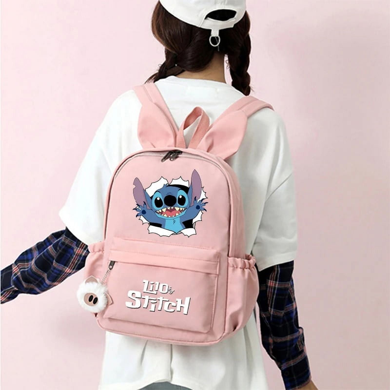 Fashion Trade Cute Disney Lilo Stitch Backpack For Girl Boy Student Teenager Children Rucksack Women Casual School Bags Kids Birthday Gift Toy Other
