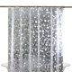 thumbnail image 2 of Cortina de ducha de guijarros impermeable y antimoho de EVA con 12 ganchos antioxidantes, cortina de baño semitransparente para bañera y ducha de 180 x 180 cm, 2 of 3