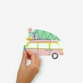 thumbnail image 5 of Retro Christmas Cars Peel and Stick Wall Decals, 5 of 6