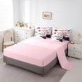 thumbnail image 5 of Castle Fairy Japanese Style Twin Bedding Sets,Floral Sakura Bedding Comforter Set, 5 of 8