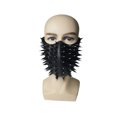 thumbnail image 4 of Máscara de terror de media cara, máscara de gas con calavera de médico de la peste, accesorios de disfraz de estilo punk para carnaval de Halloween, máscaras de látex con colmillos de terror, 4 of 4