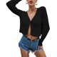 thumbnail image 5 of Txlixc Blusa de punto de manga larga para mujeres Txlixc moda, 5 of 7