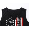 thumbnail image 5 of LAZYCHILD American Flag Tank Tops for Women 4th of July Shirts Patriotic Tee Shirt, 5 of 6
