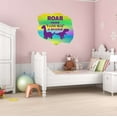 thumbnail image 2 of Roar Means I Love You In Dinosaur Cartoon Dinosaurs Kids Room Vinyl Wall Decal Wall Art Sticker Designs Vinyl Stickers For Home House Walls Rooms Windows Bedroom Decoration Size (26x26 inch), 2 of 3