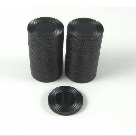 Black Mini Poker Chip 7/8in Tube of 50ea by Koplow Games