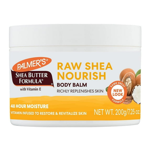 Palmers Shea Butter Formula Raw Shea Nourishing Body Balm, 7.25 Oz, 2 Pack