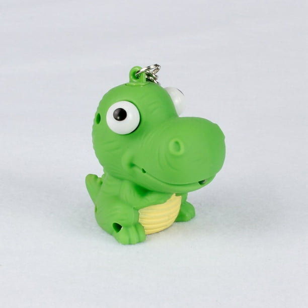 Dinosaur LED Sound Emitting Light Key Chain Creative Small Gift Jewelry