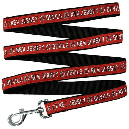 UPC: 0849790080515 | Pets First NHL New Jersey Devils Leash! Licensed Heavy-duty Strong Durable Leash for Dogs Cats