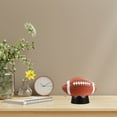 thumbnail image 4 of KALLORY Football Display Stand Plastic Design for Sports Memorabilia Showcase, 1 Set for Fan Gear Collection and Decor, 4 of 7