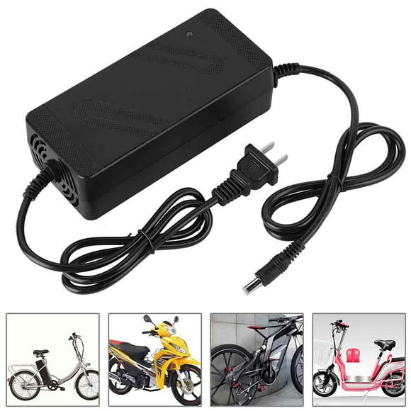 Cargador de bicicleta, enchufe CN Cargador de bicicleta eléctrica de litio de 100 V-240 V Cargador de bicicleta eléctrica Diseño revolucionario