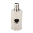 thumbnail image 2 of Sensor de presión de aceite Tee 1/8 pulg. NPT Turbo Conector de alimentación de aceite Accesorio de piezas de automóvil de acero inoxidable (M10x1.5), 2 of 8