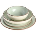 thumbnail image 6 of Gibson Elite Contempo Classic 16-Piece Double Bowl Dinnerware Set, Mint, 6 of 7
