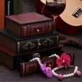 thumbnail image 2 of Fashionable Book Shape Jewelry Gift Storage Chest Box Case Holder Organizer, 2 of 8