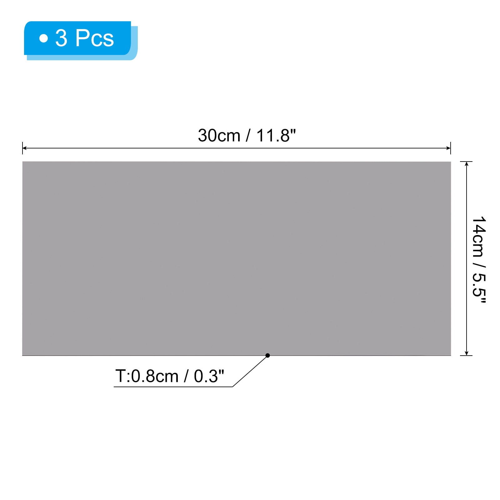 Uxcell 11.8"x5.5" Magnetic Vent Cover Floor Wall Air Registers Cover Vent Blocker for Home RV HVAC Silver Gray 3 Pcs