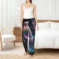 thumbnail image 4 of Kdxio Women's Comfy Stretch Bird 3 Print Drawstring Pajama Pants-Medium, 4 of 5