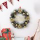 thumbnail image 5 of Decoraciones de Navidad Al Aire Libre la Corona de Navidad Decorada en Oro Pinaster Cones Es una Opción Ideal para Decorar Hoteles Familiares Y Vacaciones, 5 of 6