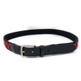 thumbnail image 2 of Club Room Mens Check Belt, Red, 34, 2 of 2