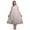 Ivory2, variant on Bimba Light Pink5 Floral Anemone & Periwinkle Mid Calf Nightwear Ladies Cotton Printed Sleeveless Night Gown Maxi Dress Medium