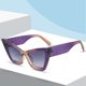 thumbnail image 5 of Nuevas gafas de sol triangulares de ojo de gato con montura grande, gafas de sol de pasarela con personalidad a la moda de Europa y Estados Unidos, gafas de sol femeninas transversales, 5 of 5