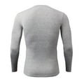 thumbnail image 3 of Miluxas Long Sleeve Tee Shirts for Men - Moisture Wicking Dry Fit Long Sleeve Shirts UV Sun Protection T-Shirts for Running Gray 8(L), 3 of 3